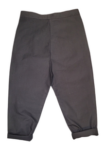 Pantalon Bagatelle coton noir délavé